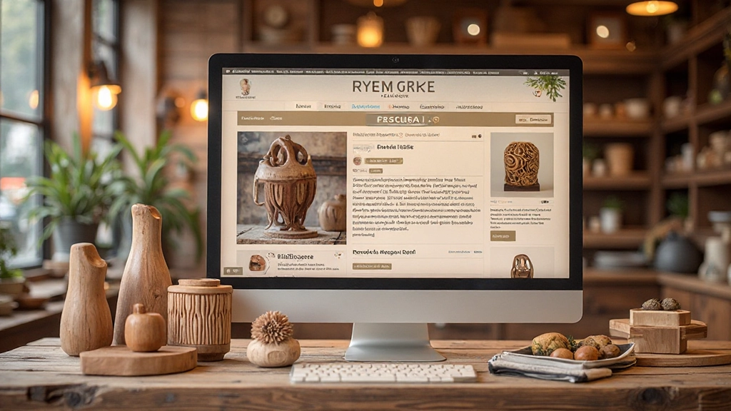 Handwerkshop mit Produktdetailseite