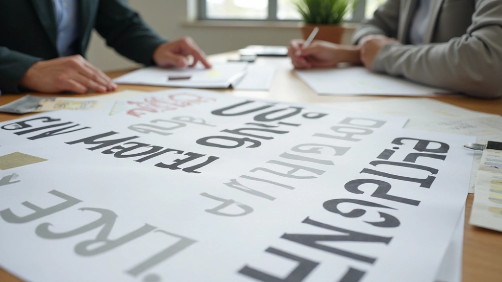 Typografie-Muster mit verschiedenen Schriftarten, Schriftgrößen und Gewichtungen für Webshop-Design